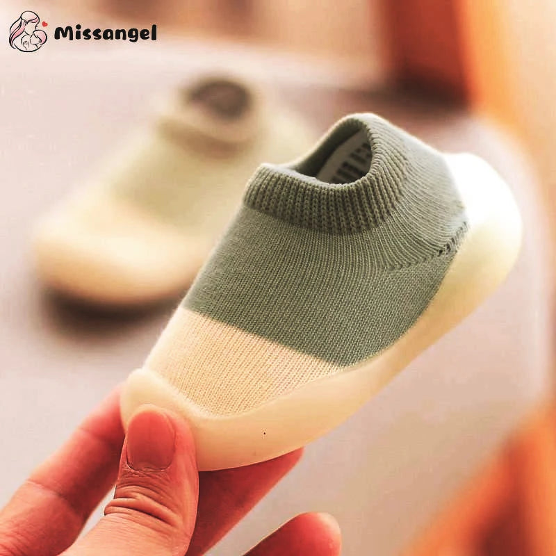 Baby First Walkers Sock Shoes, Matching Color, Cute, Soft Sole
