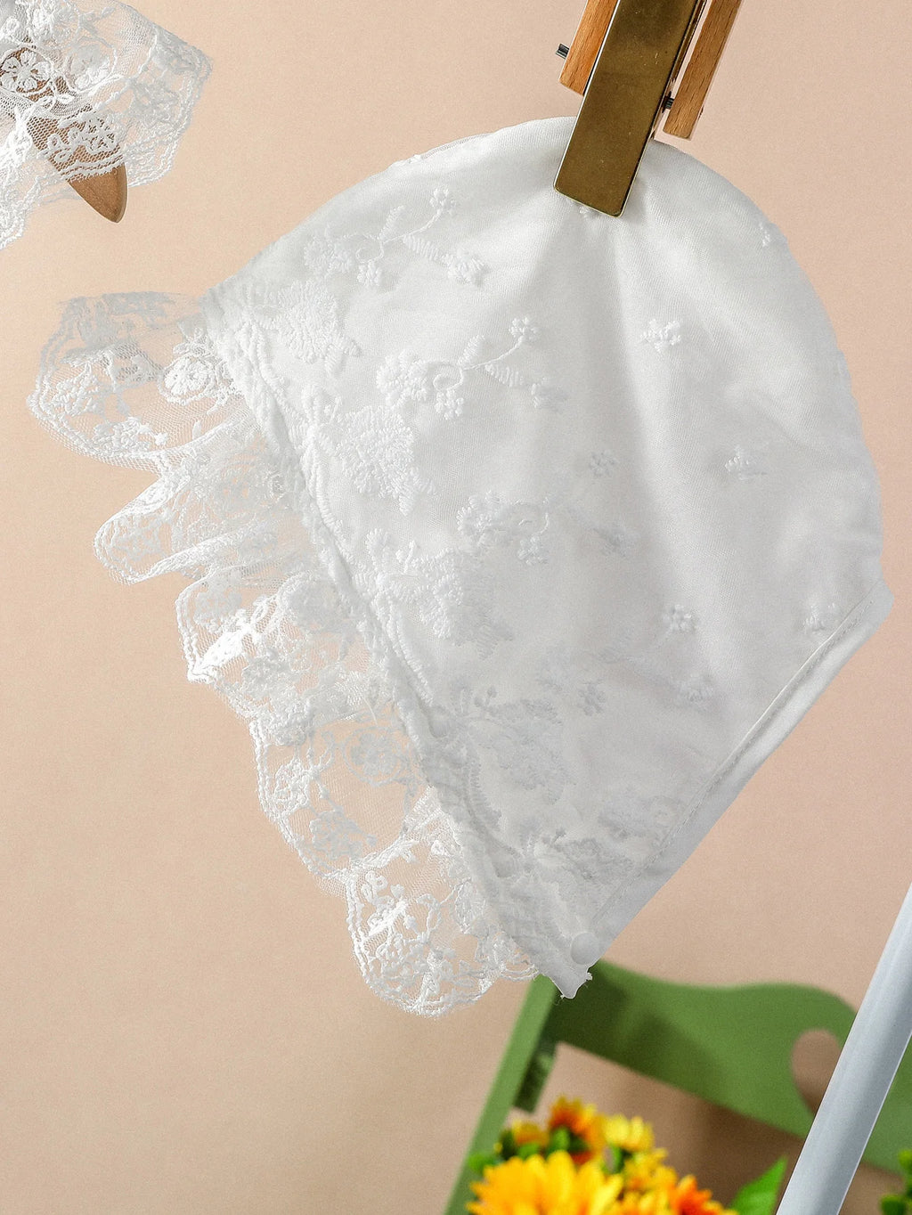 Newborn Baby Gilrs Sleeveless Summer White Lace Active Fashion Dress +Hat