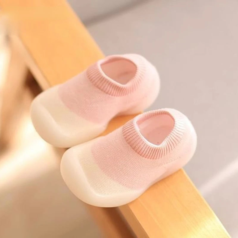Baby First Walkers Sock Shoes, Matching Color, Cute, Soft Sole