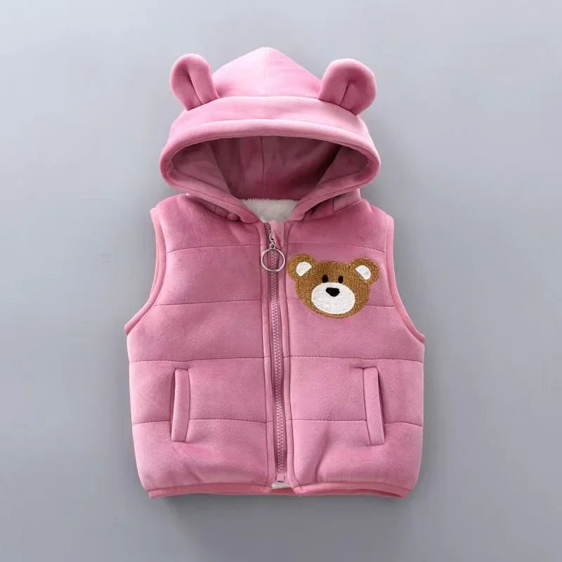 Baby Boy Warm Sets Kids Winter Jackets+Pants 3Pcs Outfits Children Autumn Hooded Suits Girls Casual Fashion Fleece Clothes