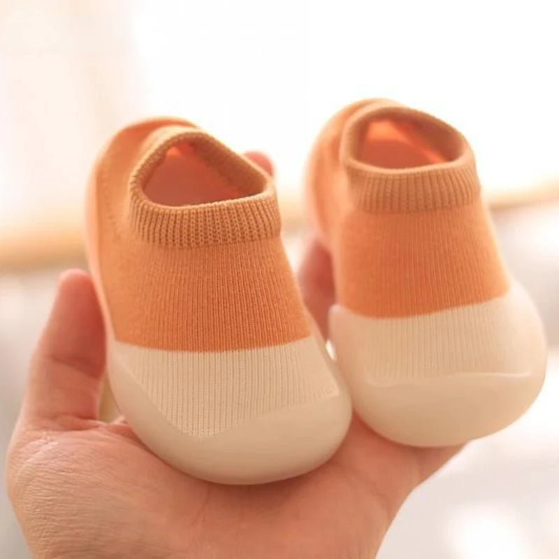 Baby First Walkers Sock Shoes, Matching Color, Cute, Soft Sole