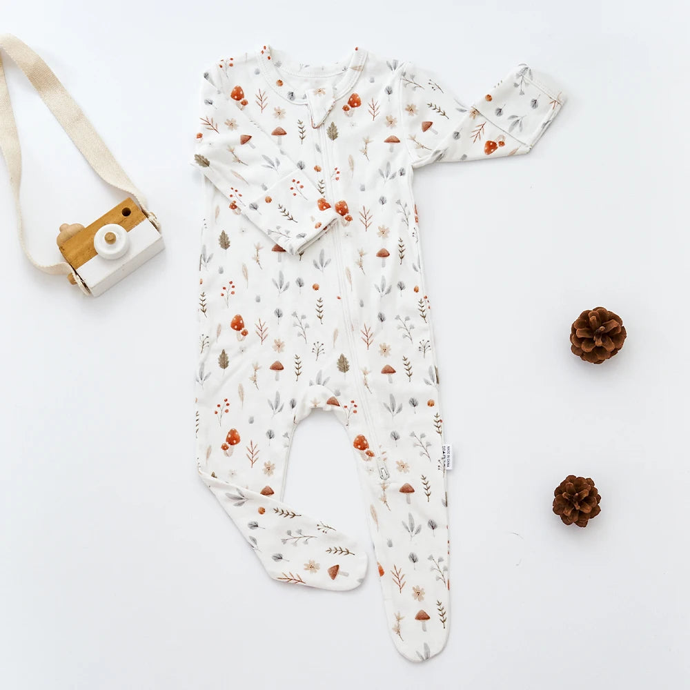 Long-sleeve Bamboo Cotton Wrapped Foot
