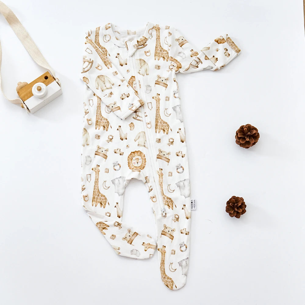 Long-sleeve Bamboo Cotton Wrapped Foot