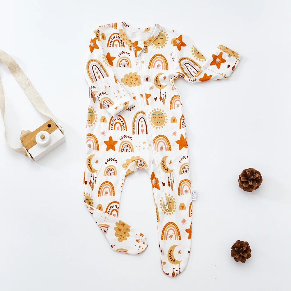 Long-sleeve Bamboo Cotton Wrapped Foot