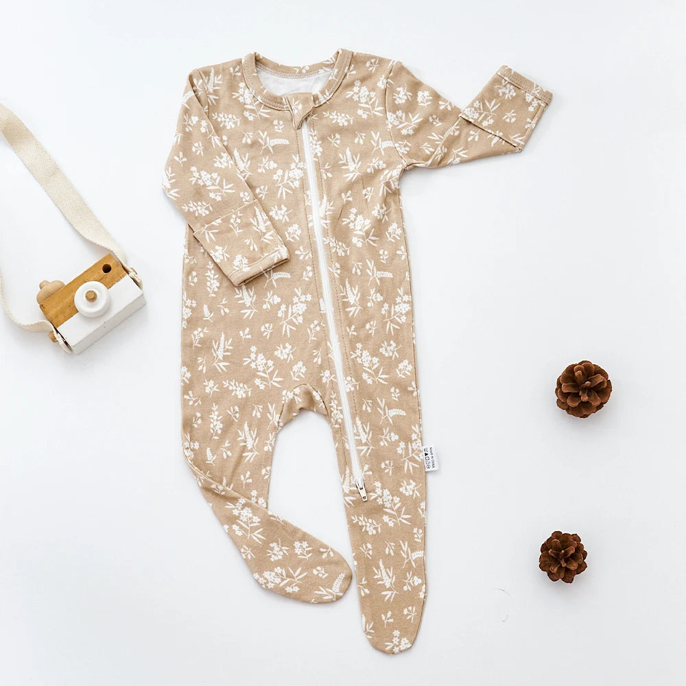Long-sleeve Bamboo Cotton Wrapped Foot