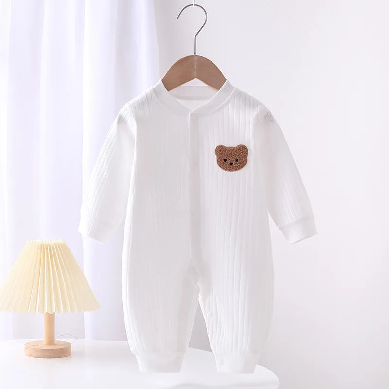 Infant Baby Girls Boys Knitted Jumpsuit Toddler Long Sleeved Knitting Romper