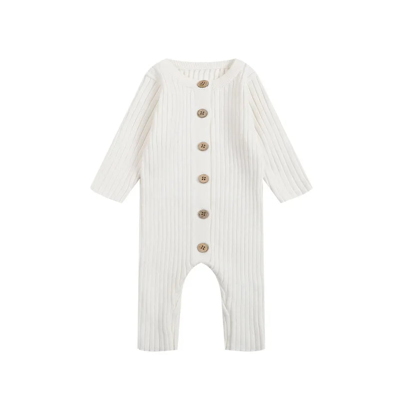 Infant Baby Girls Boys Knitted Jumpsuit Toddler Long Sleeved Knitting Romper