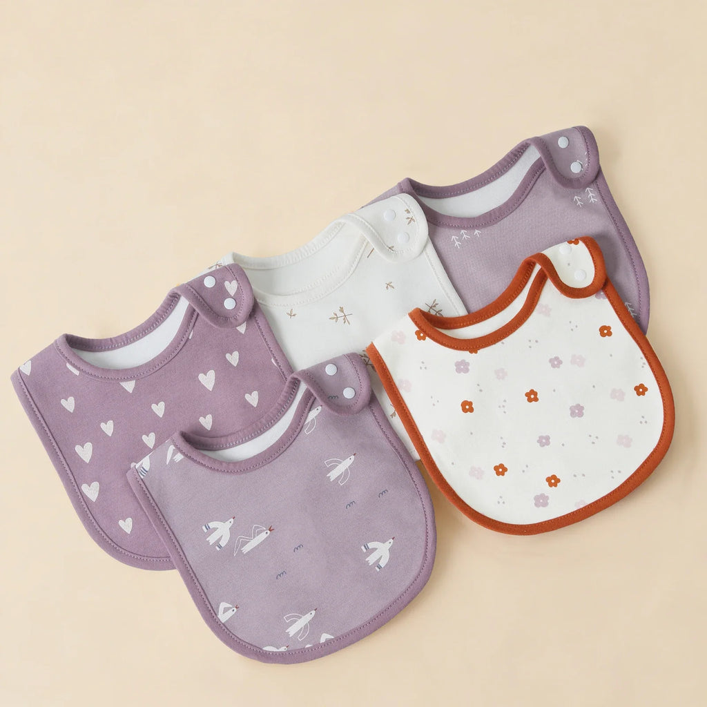 5 Pcs/set Baby Bibs