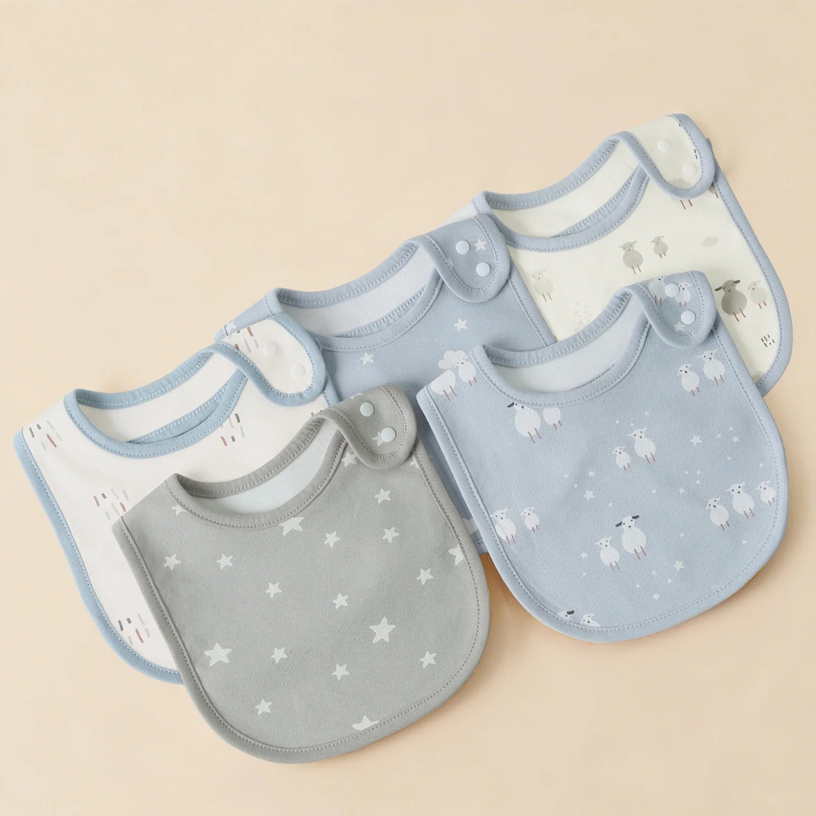 5 Pcs/set Baby Bibs