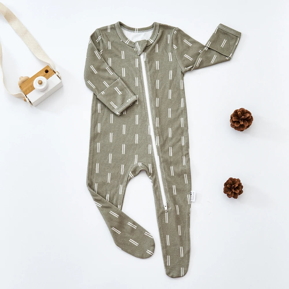 Long-sleeve Bamboo Cotton Wrapped Foot