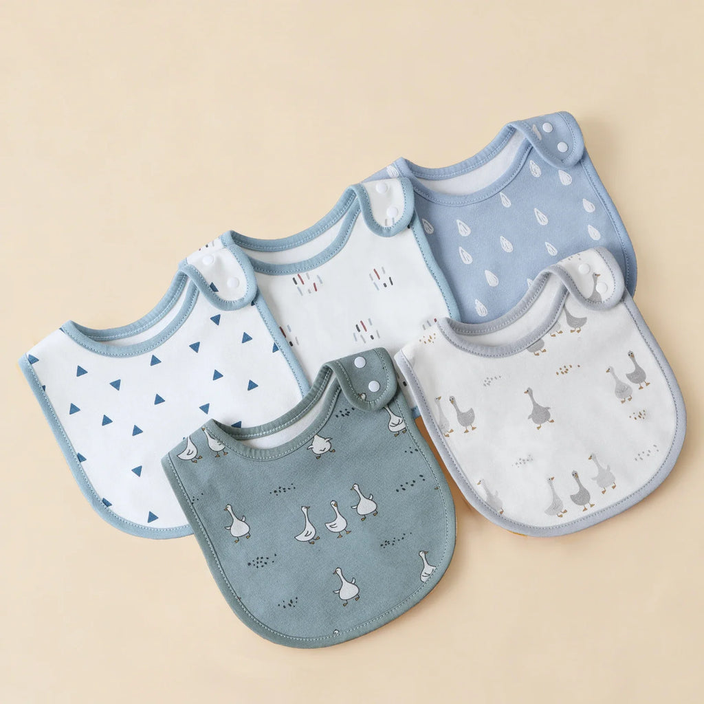 5 Pcs/set Baby Bibs