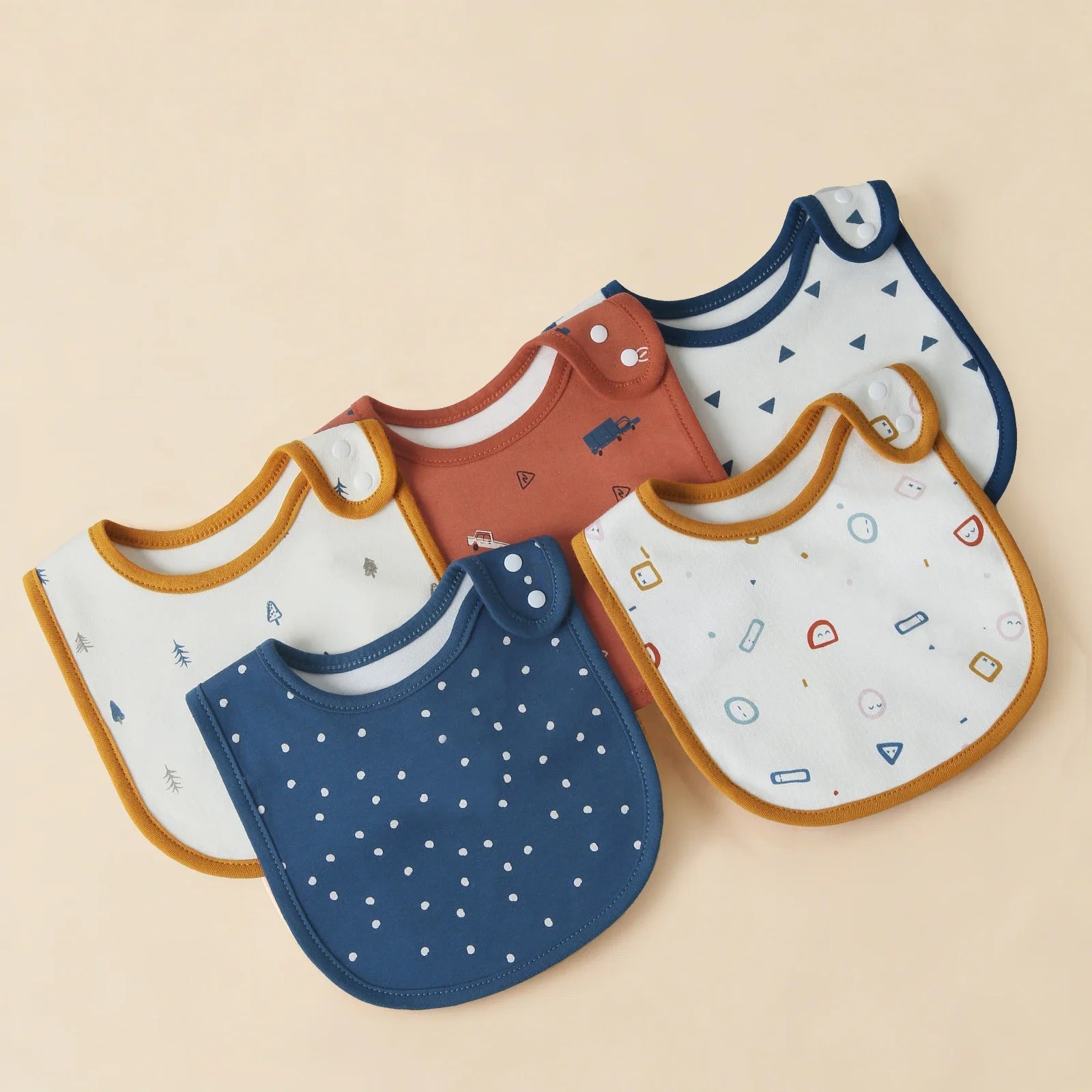 5 Pcs/set Baby Bibs