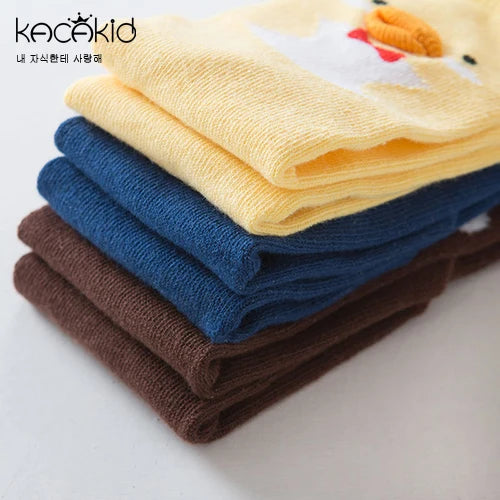 1 Pair Unisex Lovely Baby Socks Knee Girl Boy Baby Toddler Socks Cute Cartoon Animal Kids Socks Infant Soft Cotton Socks 0-24M