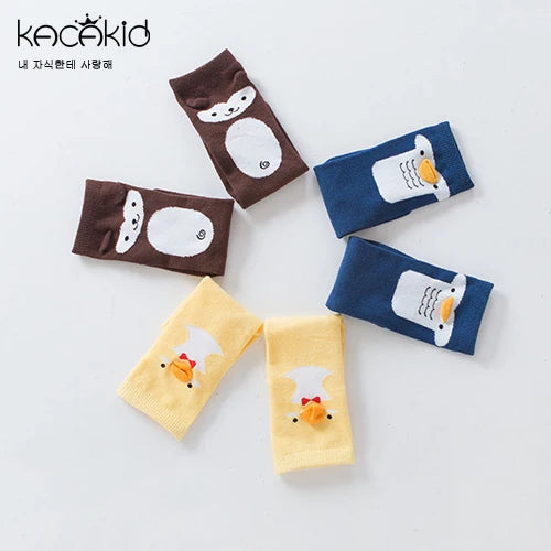 1 Pair Unisex Lovely Baby Socks Knee Girl Boy Baby Toddler Socks Cute Cartoon Animal Kids Socks Infant Soft Cotton Socks 0-24M