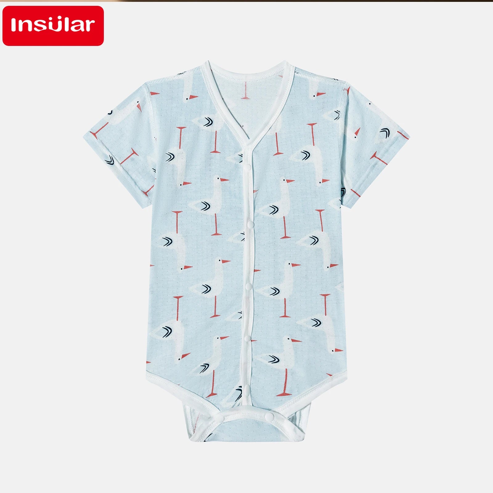 Bamboo Fiber Rompers for Newborns