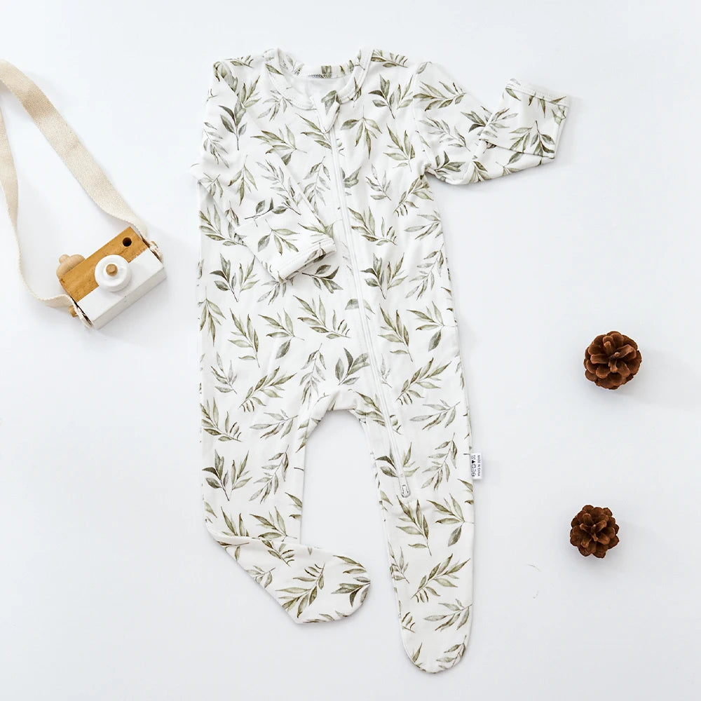 Long-sleeve Bamboo Cotton Wrapped Foot