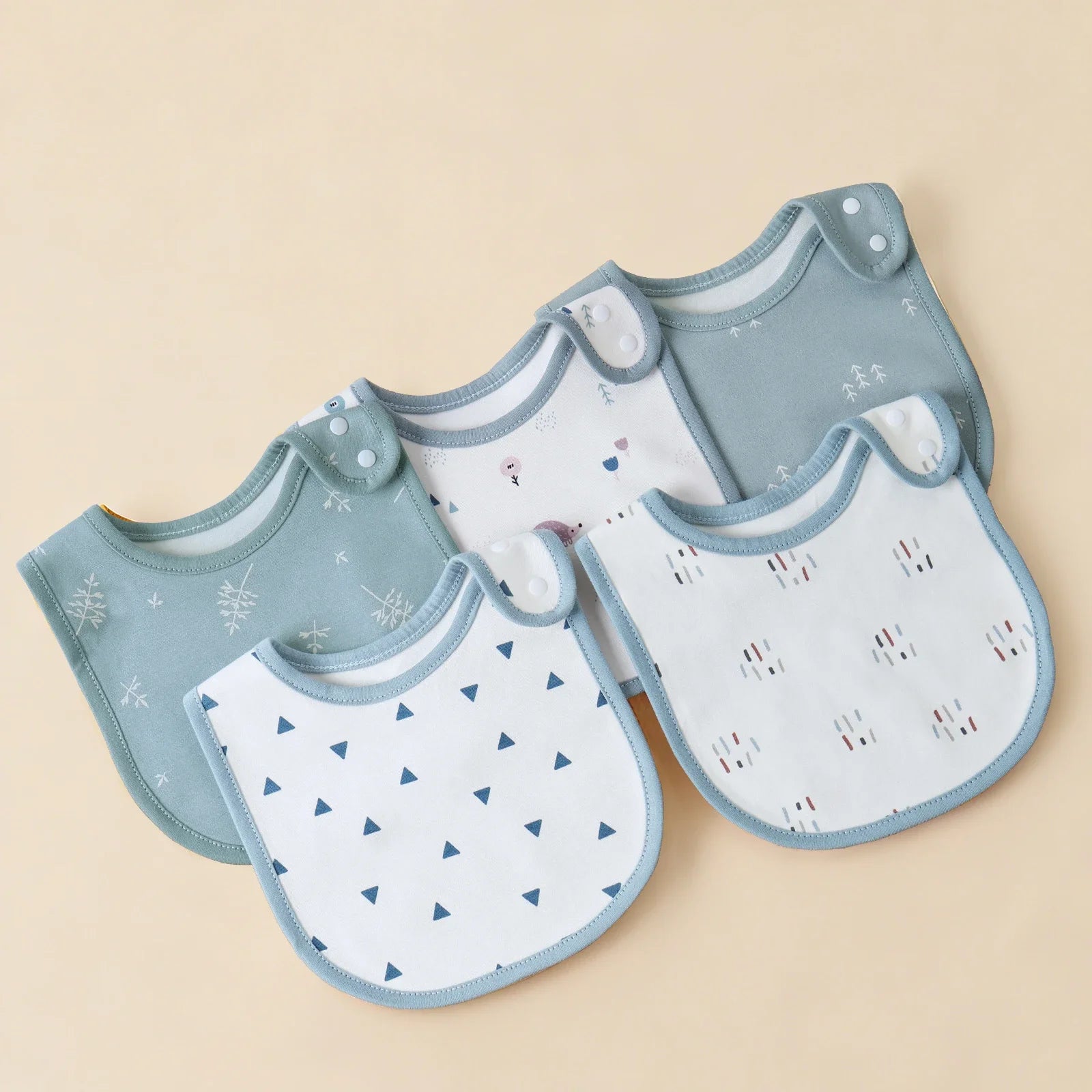 5 Pcs/set Baby Bibs