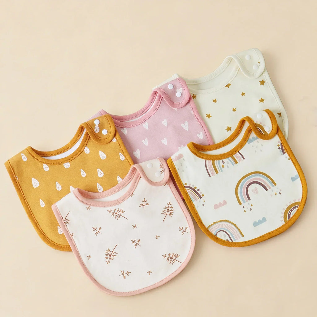 5 Pcs/set Baby Bibs