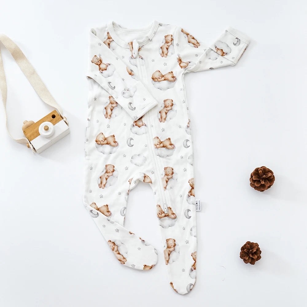 Long-sleeve Bamboo Cotton Wrapped Foot