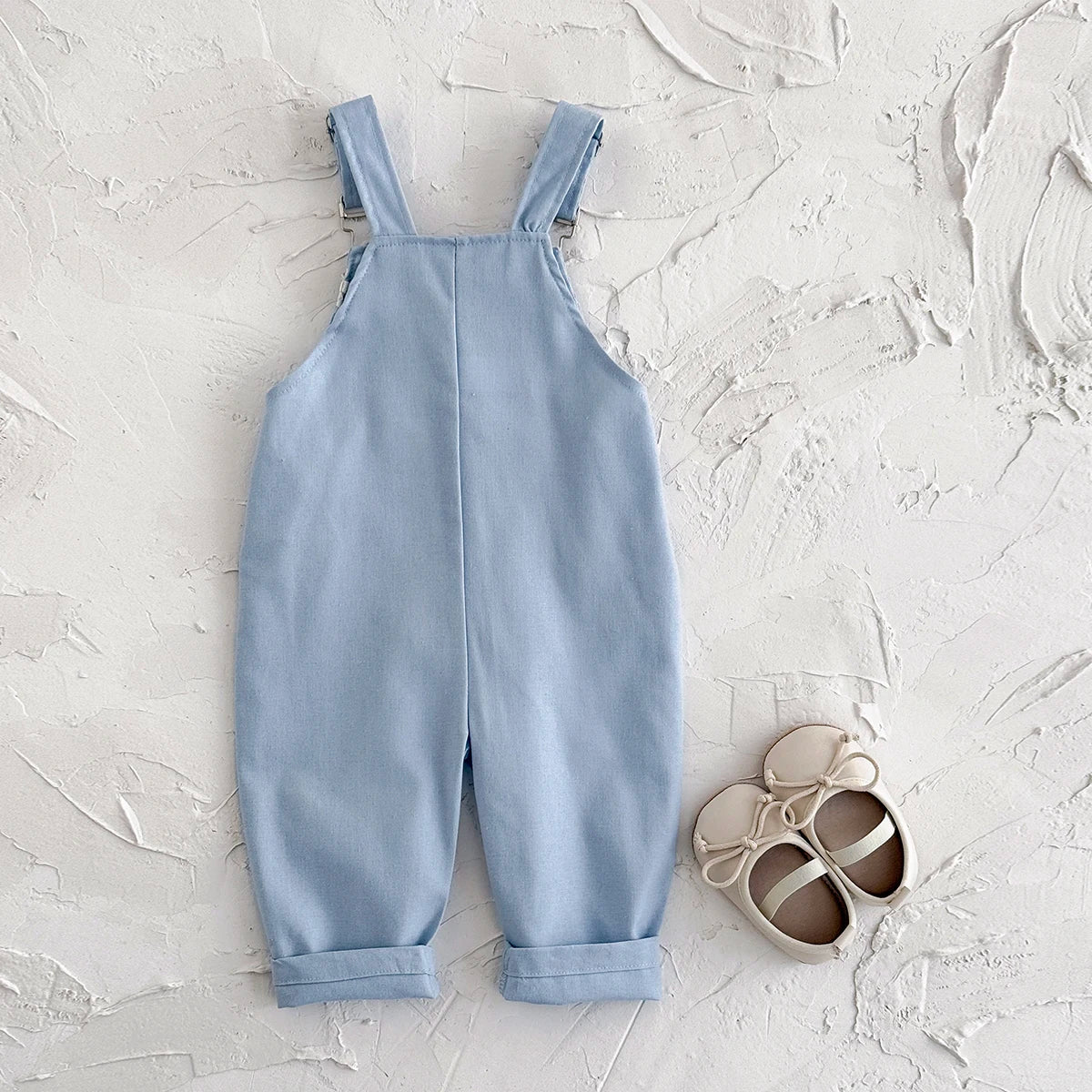 Baby Suspender Pants Sleeveless Flower