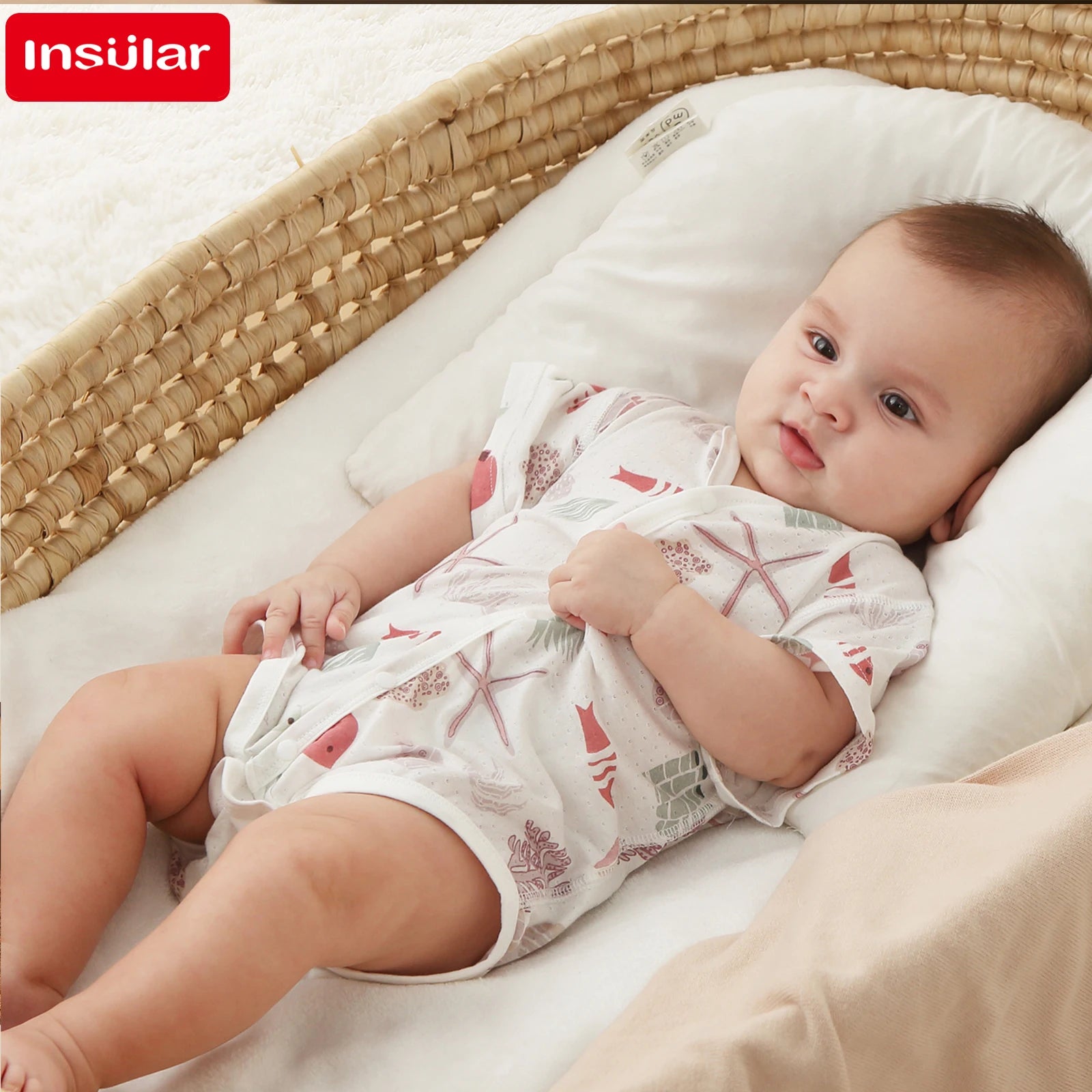 Bamboo Fiber Rompers for Newborns