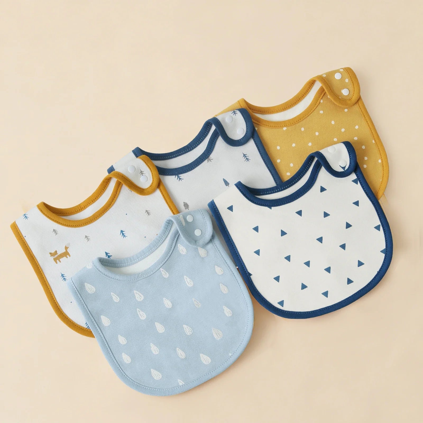 5 Pcs/set Baby Bibs