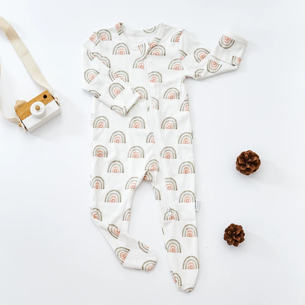 Long-sleeve Bamboo Cotton Wrapped Foot