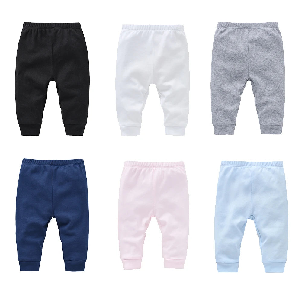Newborn baby pants, 100% cotton, 0-12 months