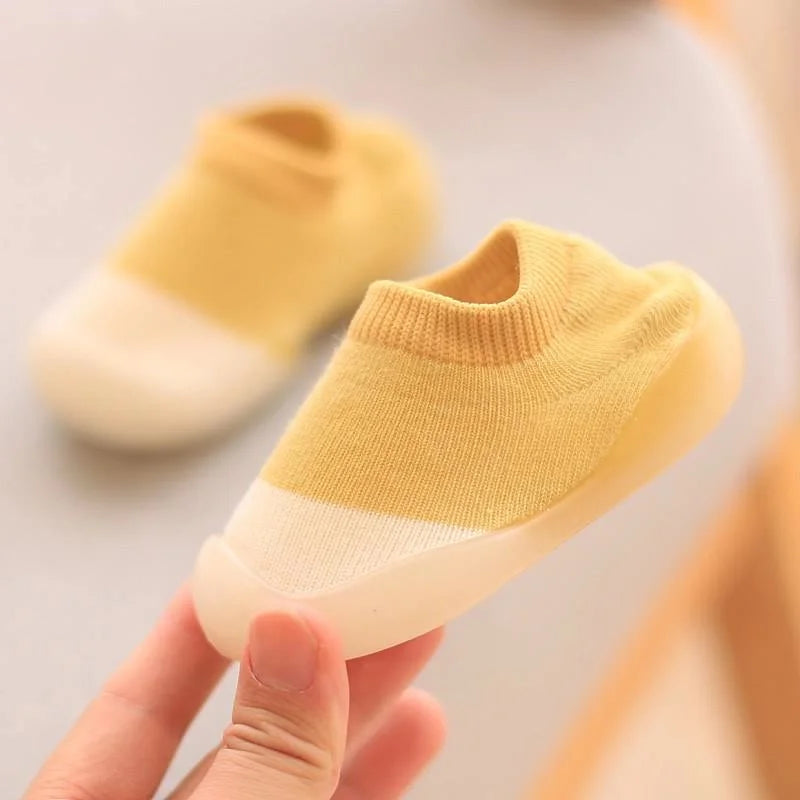 Baby First Walkers Sock Shoes, Matching Color, Cute, Soft Sole